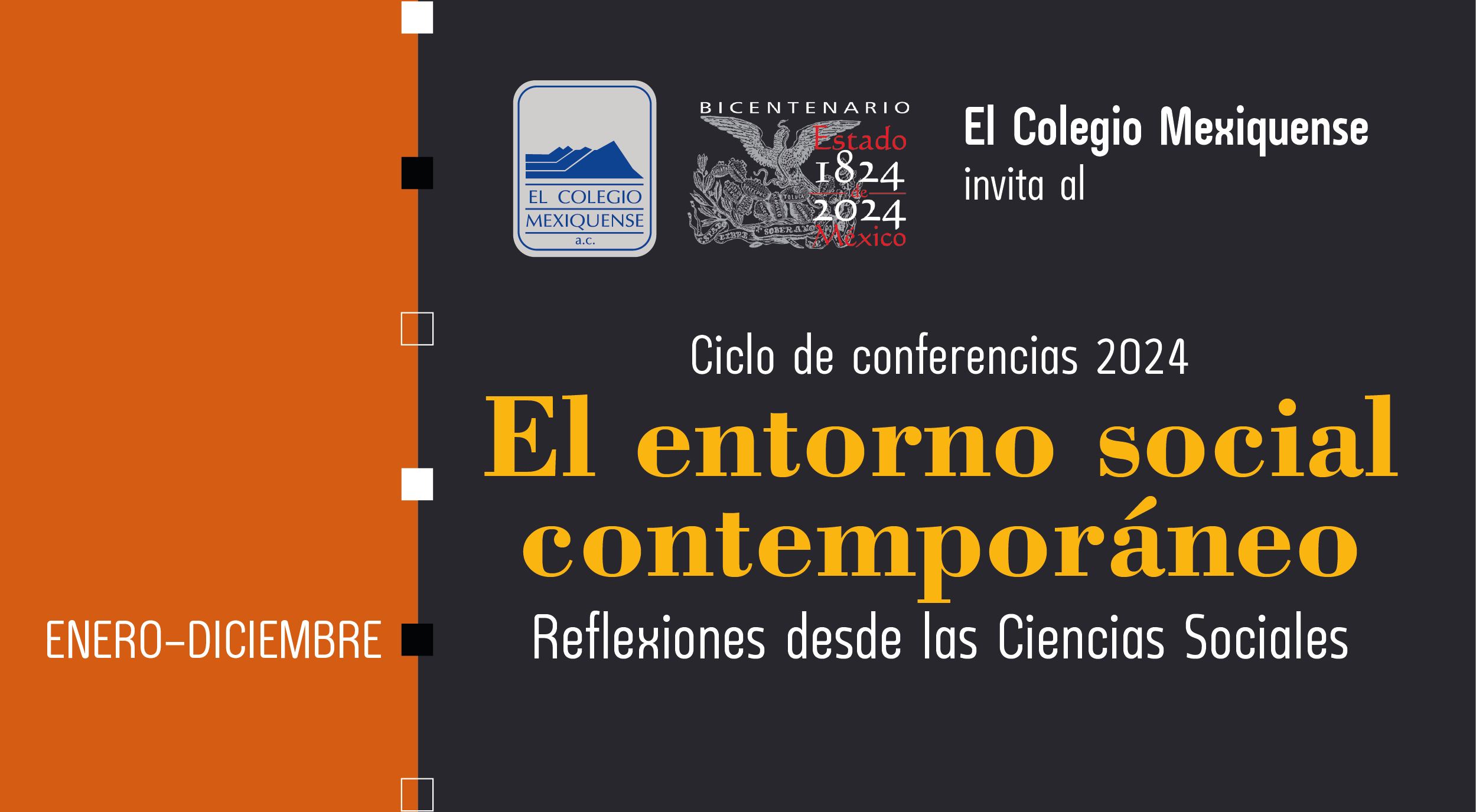 Ciclo de conferencias 2024. El entorno social contemporáneo. Reflexiones desde las Ciencias Sociales