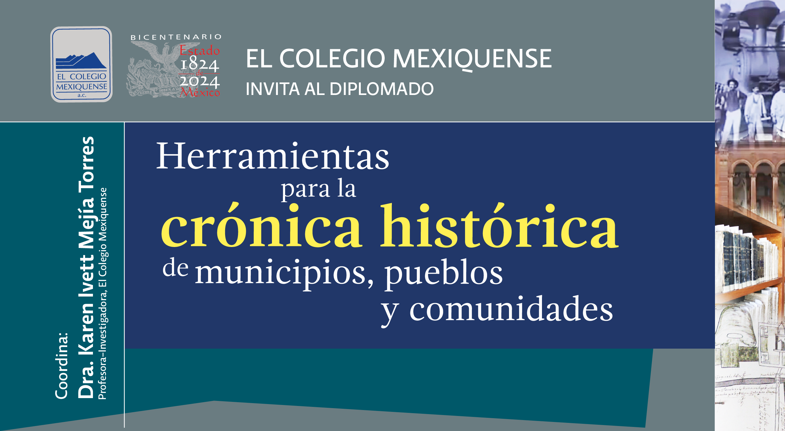 Diplomado. Herramientas crónica histórica de municipios, pueblos y comunidades